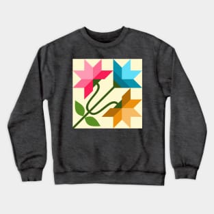 North Carolina Lilies on buttercream base Crewneck Sweatshirt